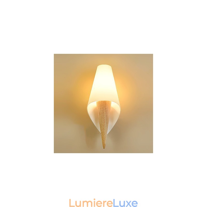 Applique murale simple de style européen pour la protection des yeux, éclairage d'ambiance, lampe murale de chambre à coucher