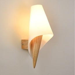 Applique murale simple de style européen pour la protection des yeux, éclairage d'ambiance, lampe murale de chambre à coucher