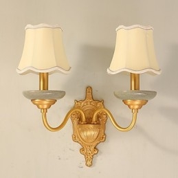 Applique murale en laiton classique, style mini, style traditionnel et rustique