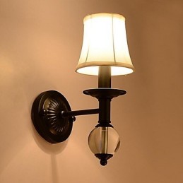 Applique murale vintage galvanisée avec éclairage vers le haut