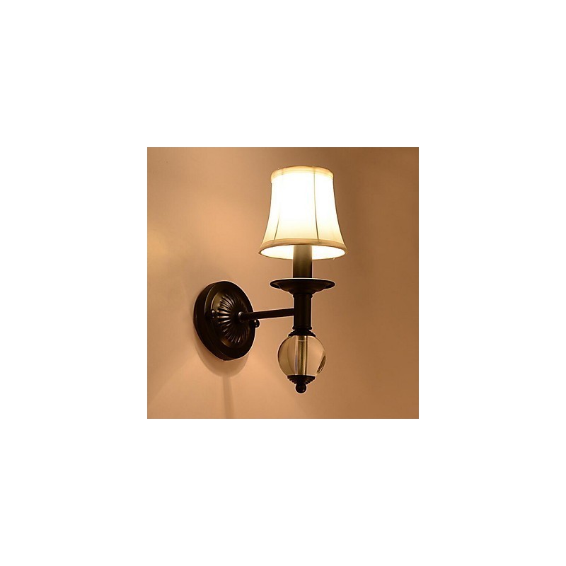 Applique murale vintage galvanisée avec éclairage vers le haut