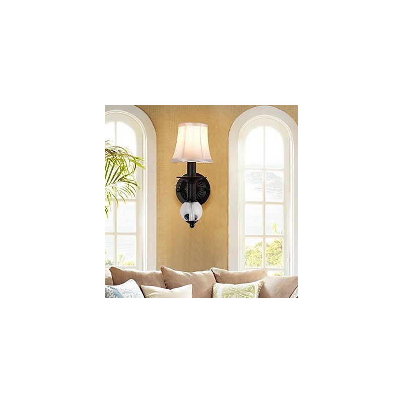 Applique murale vintage galvanisée avec éclairage vers le haut