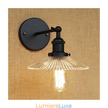 Applique murale rétro style mini avec protection des yeux et lumière ambiante Applique murale rétro style mini avec protection des yeux et lumière ambiante