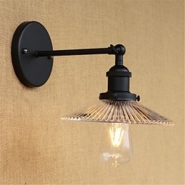 Applique murale rétro style mini avec protection des yeux et lumière ambiante