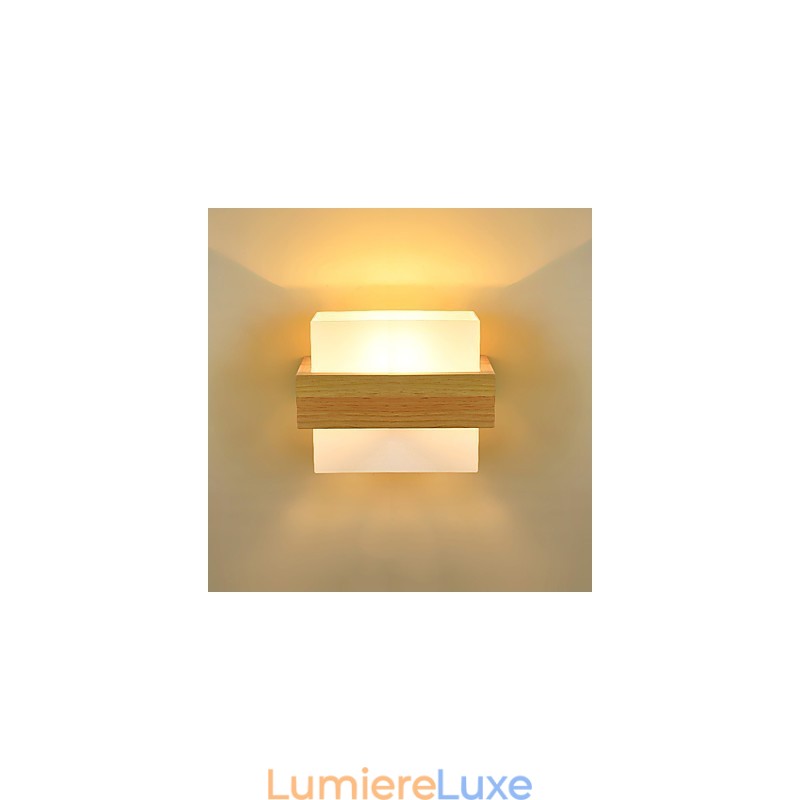 Nouveauté Country pour Mini Style Protection des Yeux Lumière Ambiante Appliques Veilleuse de Chevet Lampe Murale de Balcon Créative