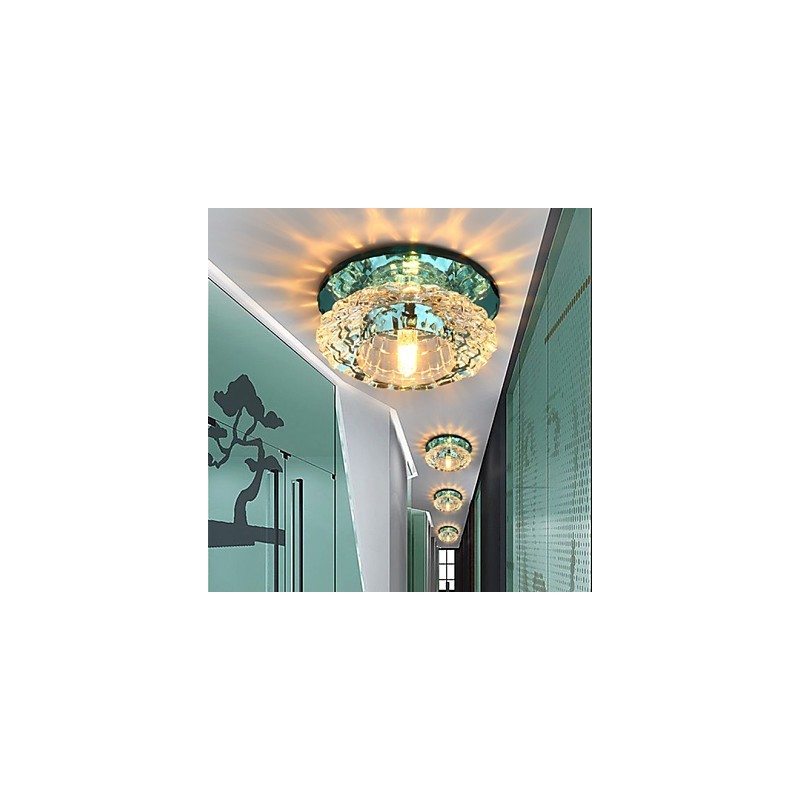 Lampe en cristal SMD CreativeTube, spot absorbant la lumière du dôme