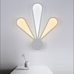 Appliques murales modernes Style Simplicité Acrylique Salon Couloir Chambre Chambres d'hôtel Lampe de chevet