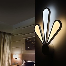 Appliques murales modernes Style Simplicité Acrylique Salon Couloir Chambre Chambres d'hôtel Lampe de chevet