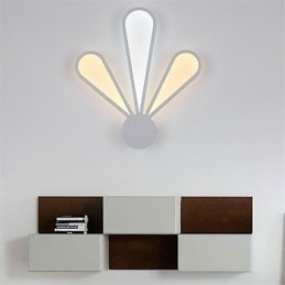 Appliques murales modernes Style Simplicité Acrylique Salon Couloir Chambre Chambres d'hôtel Lampe de chevet