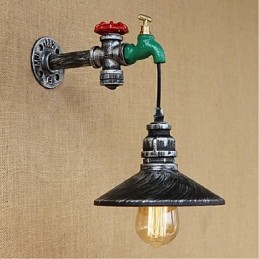 Peinture rustique Lodge pour appliques murales à lumière ambiante