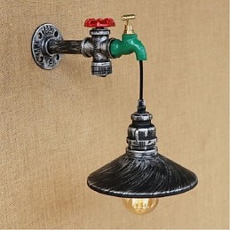 Peinture rustique Lodge pour appliques murales à lumière ambiante
