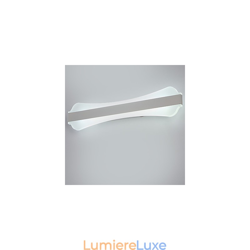 Lampe de miroir de salle de bain 10 W de haute qualité, appliques murales en acier inoxydable et acrylique, éclairage de maquillage
