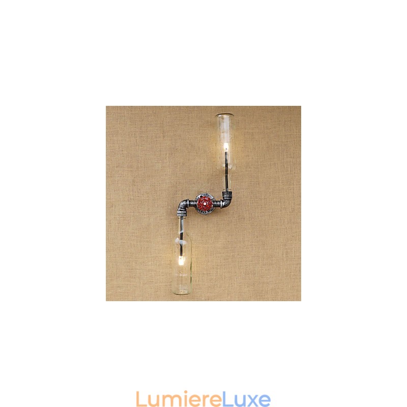 Applique murale rustique en laiton pour éclairage d'ambiance