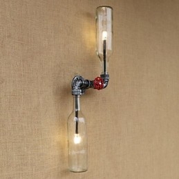 Applique murale rustique en laiton pour éclairage d'ambiance