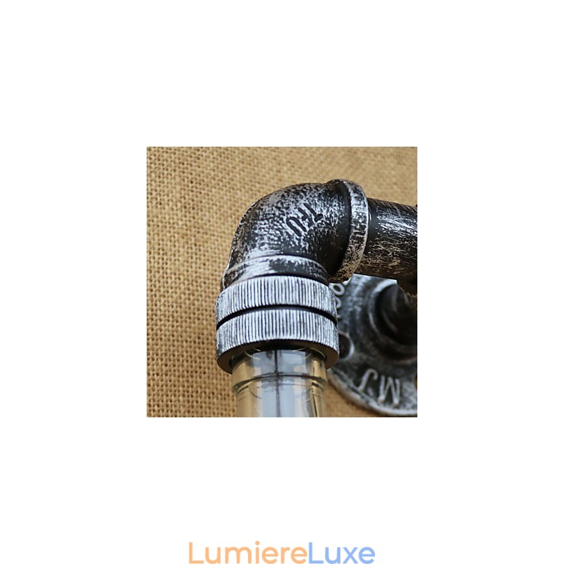 Applique murale rustique en laiton pour éclairage d'ambiance