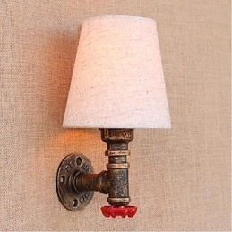 Applique murale rustique en laiton pour éclairage d'ambiance