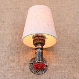 Applique murale rustique en laiton pour éclairage d'ambiance