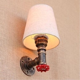 Applique murale rustique en laiton pour éclairage d'ambiance