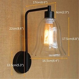 Finition en oxyde noir rustique pour éclairage d'ambiance à bras pivotant