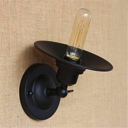 Peinture rustique de style chalet pour appliques murales à bras pivotant avec éclairage d'ambiance
