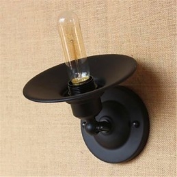 Peinture rustique de style chalet pour appliques murales à bras pivotant avec éclairage d'ambiance