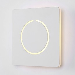Fonction de peinture contemporaine moderne intégrée pour appliques murales à lumière ambiante