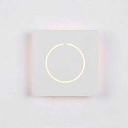 Fonction de peinture contemporaine moderne intégrée pour appliques murales à lumière ambiante