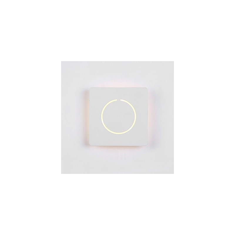Fonction de peinture contemporaine moderne intégrée pour appliques murales à lumière ambiante