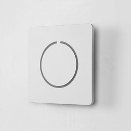 Fonction de peinture contemporaine moderne intégrée pour appliques murales à lumière ambiante