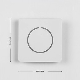 Fonction de peinture contemporaine moderne intégrée pour appliques murales à lumière ambiante