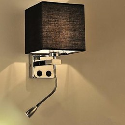 Lampe de chevet créative en tissu pour chambre d'hôtel moderne, couloir, balcon