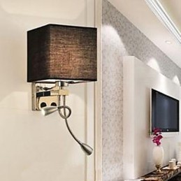 Lampe de chevet créative en tissu pour chambre d'hôtel moderne, couloir, balcon