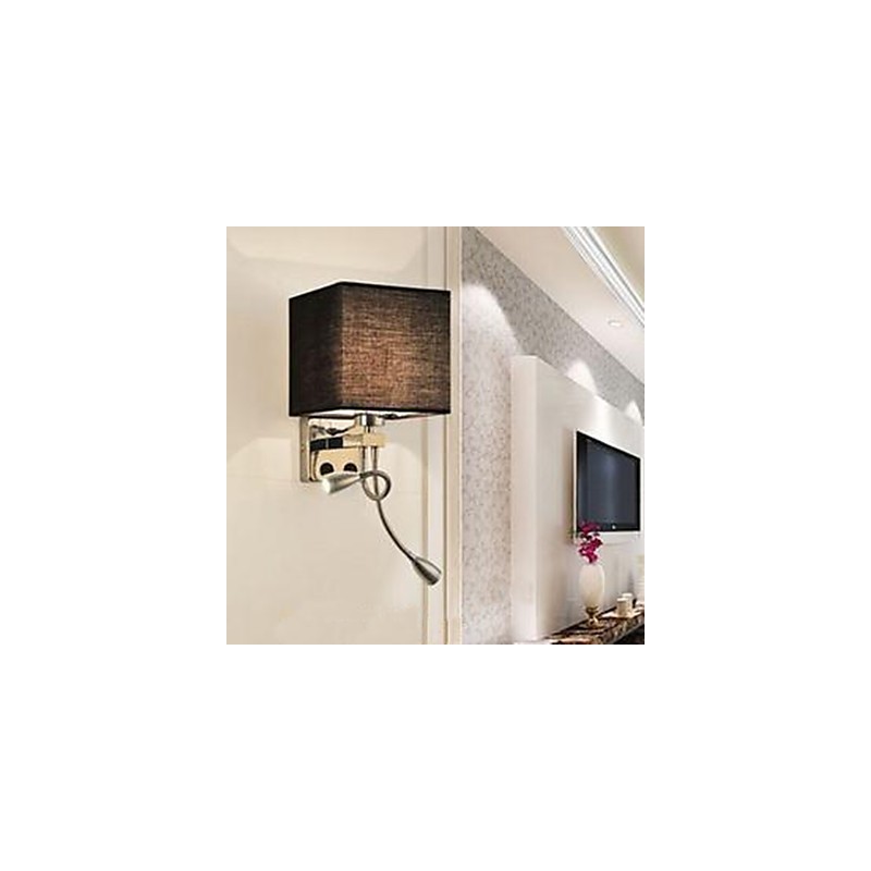 Lampe de chevet créative en tissu pour chambre d'hôtel moderne, couloir, balcon