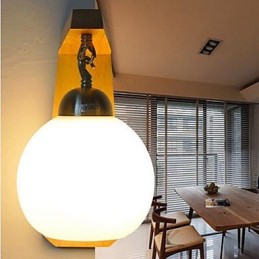 Lampe murale de chevet en bois d'art japonais pour chambre à coucher
