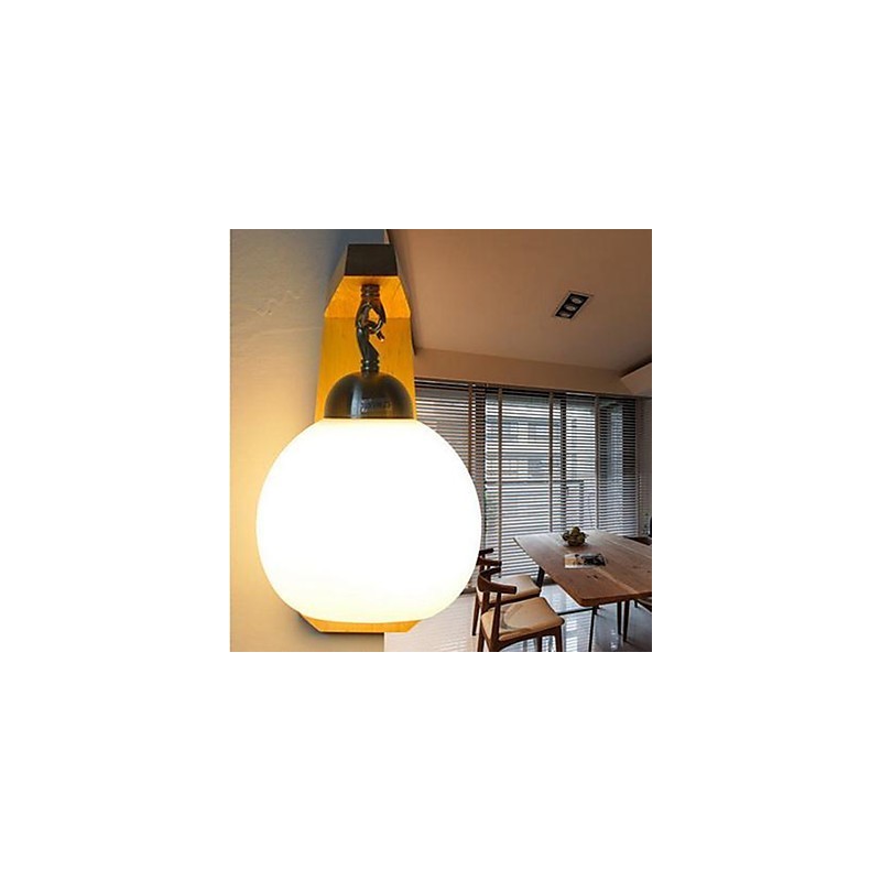 Lampe murale de chevet en bois d'art japonais pour chambre à coucher