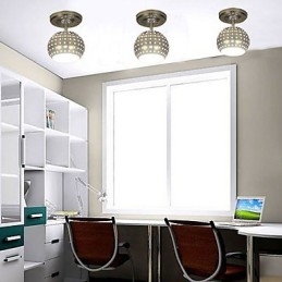 Plafonnier en métal galvanisé de style mini contemporain moderne