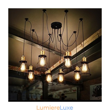 Lustre en métal peint par Country Designers Lustre en métal peint par Country Designers