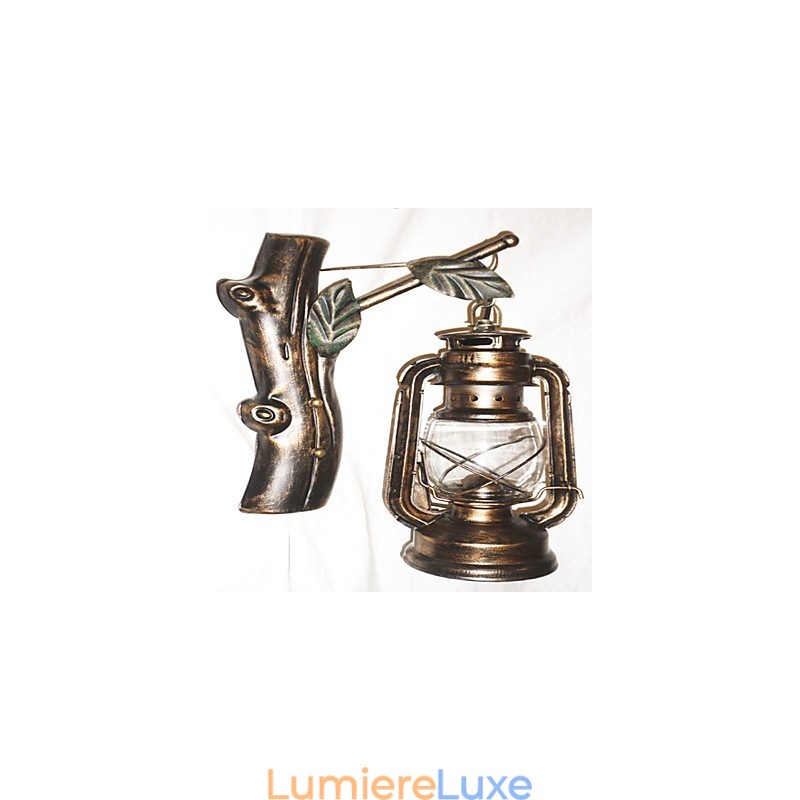 Applique murale style mini style rustique avec peinture de style lodge