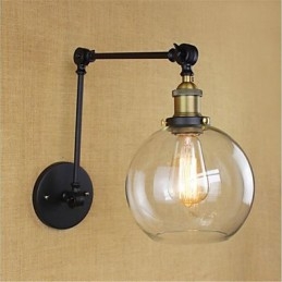 Fonction de galvanoplastie rétro country pour la protection des yeux de style mini, lumière ambiante, bras pivotant