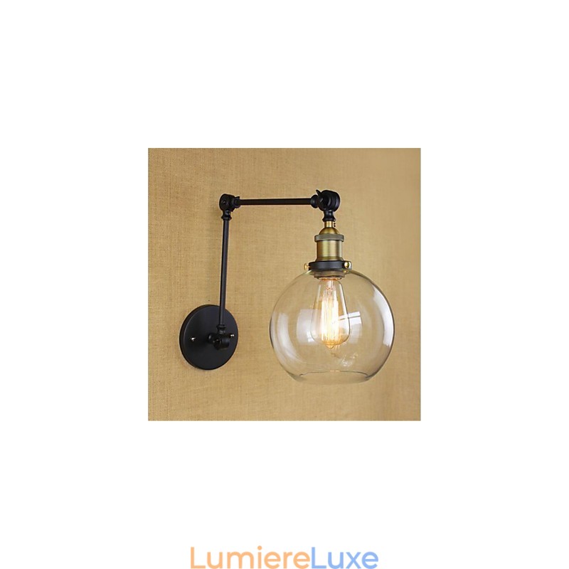 Fonction de galvanoplastie rétro country pour la protection des yeux de style mini, lumière ambiante, bras pivotant