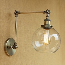 Fonction de galvanoplastie rétro country pour la protection des yeux de style mini, lumière ambiante, bras pivotant