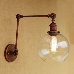 Fonction de galvanoplastie rétro country pour la protection des yeux de style mini, lumière ambiante, bras pivotant