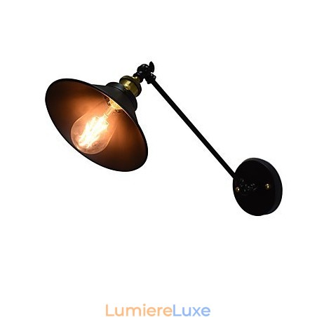 Lampe murale Buzz Wall Iron Dumb Black Lampe sabre laser sur le mur Lampe murale Buzz Wall Iron Dumb Black Lampe sabre laser sur le mur