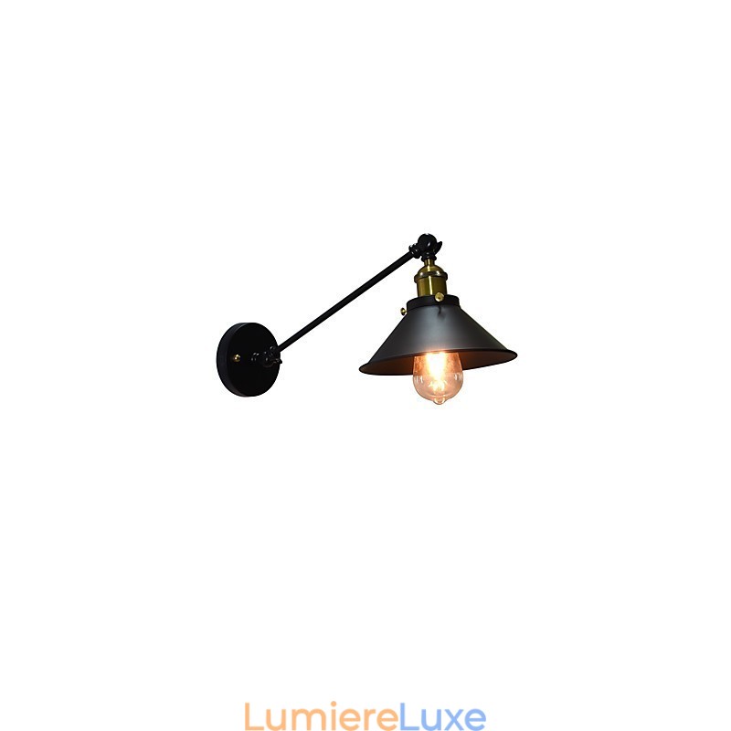 Lampe murale Buzz Wall Iron Dumb Black Lampe sabre laser sur le mur