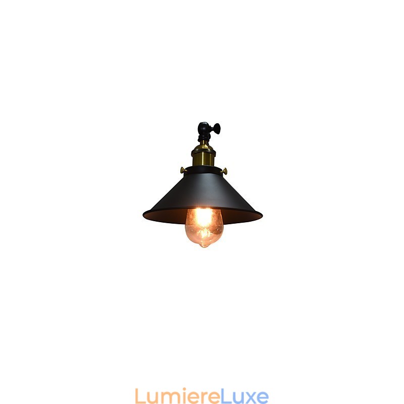 Lampe murale Buzz Wall Iron Dumb Black Lampe sabre laser sur le mur