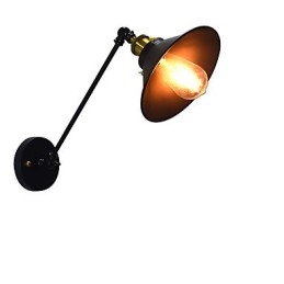 Lampe murale Buzz Wall Iron Dumb Black Lampe sabre laser sur le mur