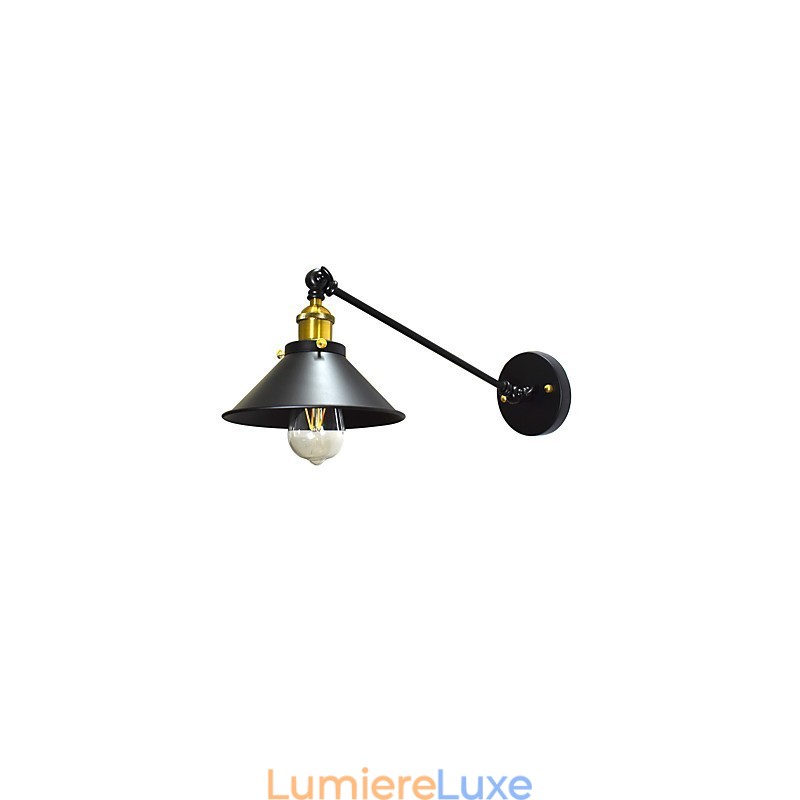 Lampe murale Buzz Wall Iron Dumb Black Lampe sabre laser sur le mur