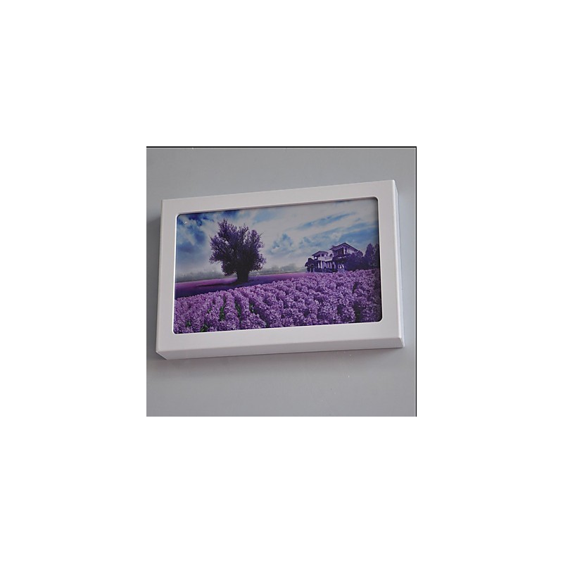 Peinture contemporaine moderne intégrée pour appliques murales à lumière ambiante