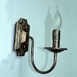 Applique murale antique en forme de bougie, lampe de balcon simple pour couloir