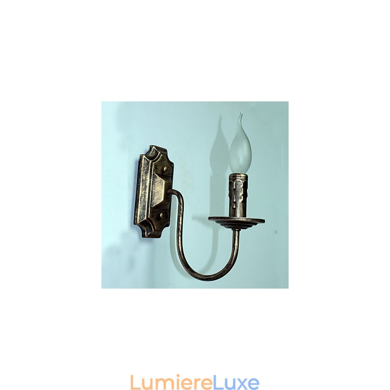 Applique murale antique en forme de bougie, lampe de balcon simple pour couloir